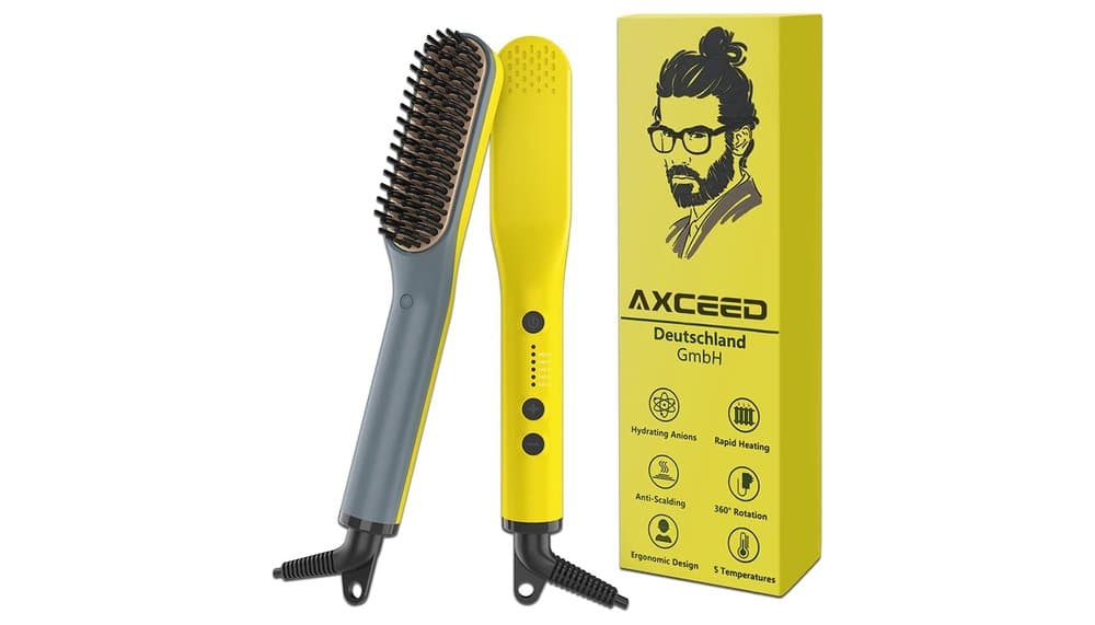 AXCEED 2-in-1 Beard and Hair Straightener : Test & Avis