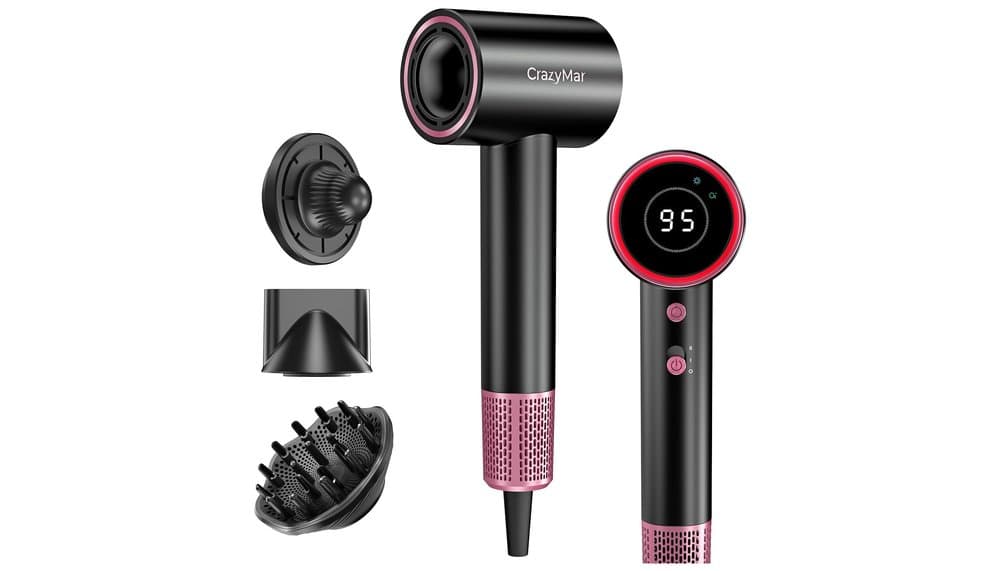 CrazyMar Ionic Professional Hair Dryer : Test complet