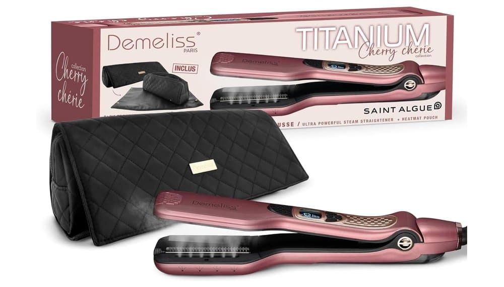 Demeliss Saint Algue Titanium Steam Straightener