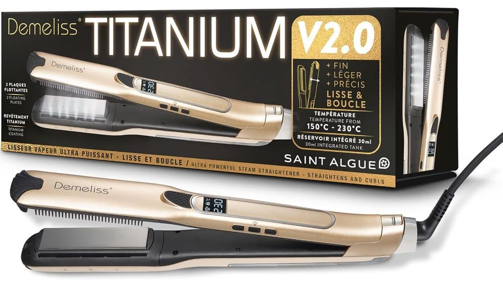 Demeliss Saint Algue TITANIUM V2.0 Steam Straightener Review