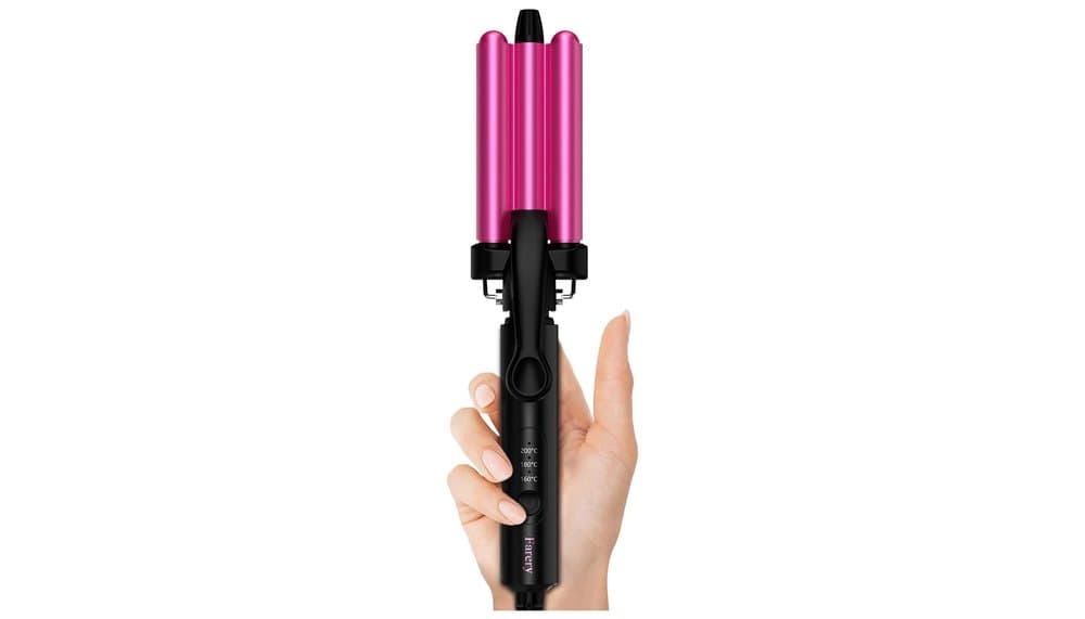 Test du fer à ondes FARERY Curling Iron 3 Barrels