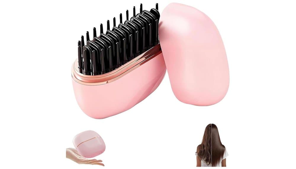 Test du Growalleter Mini Cordless Hair Straightening Brush