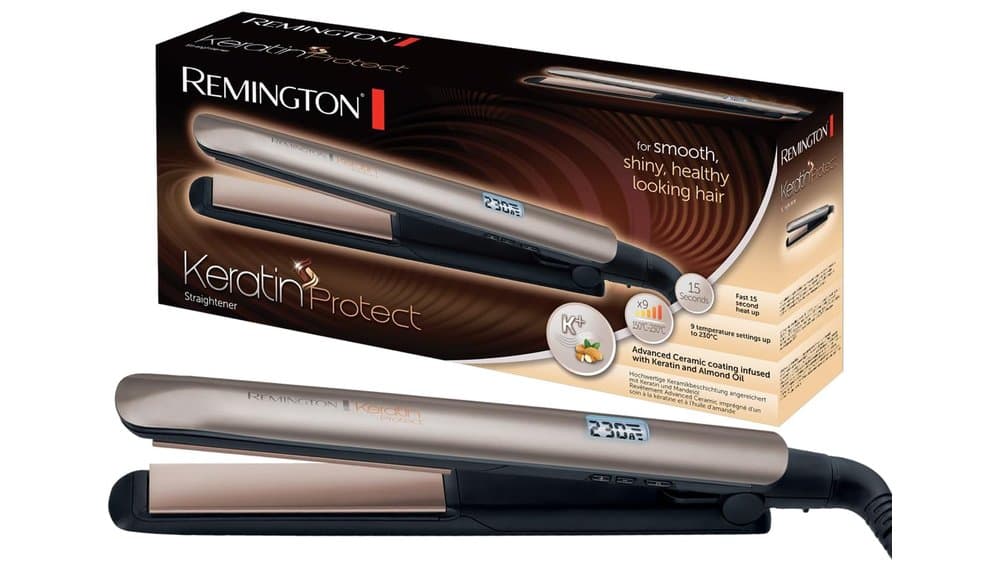 Test du fer à lisser Remington S8540 Keratin Protect