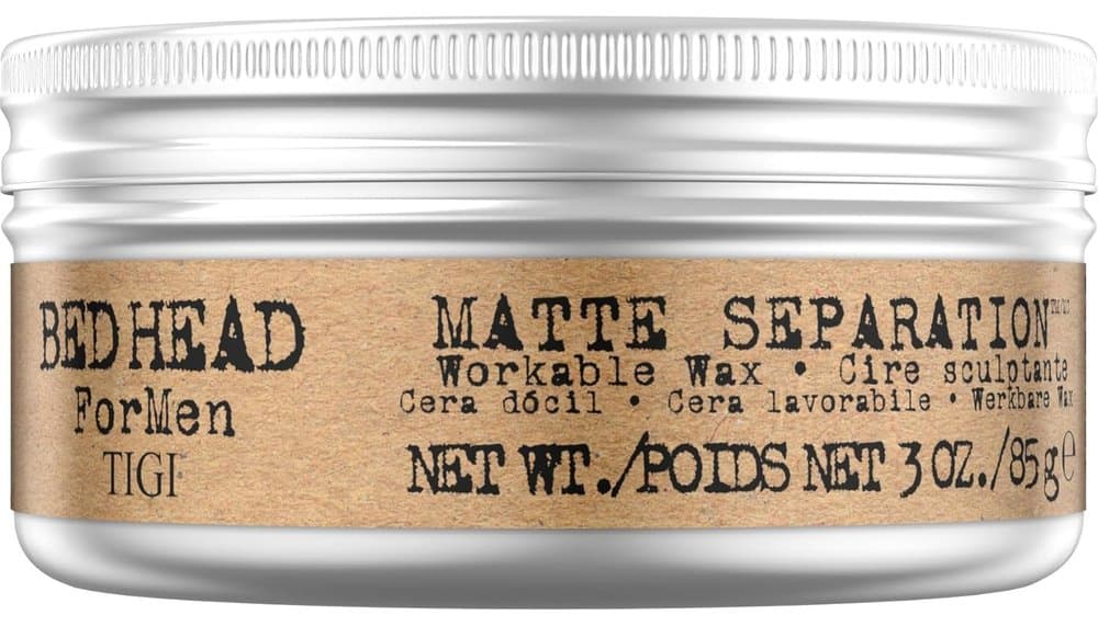 Test TIGI Bed Head For Men Matte Separation Styling Wax